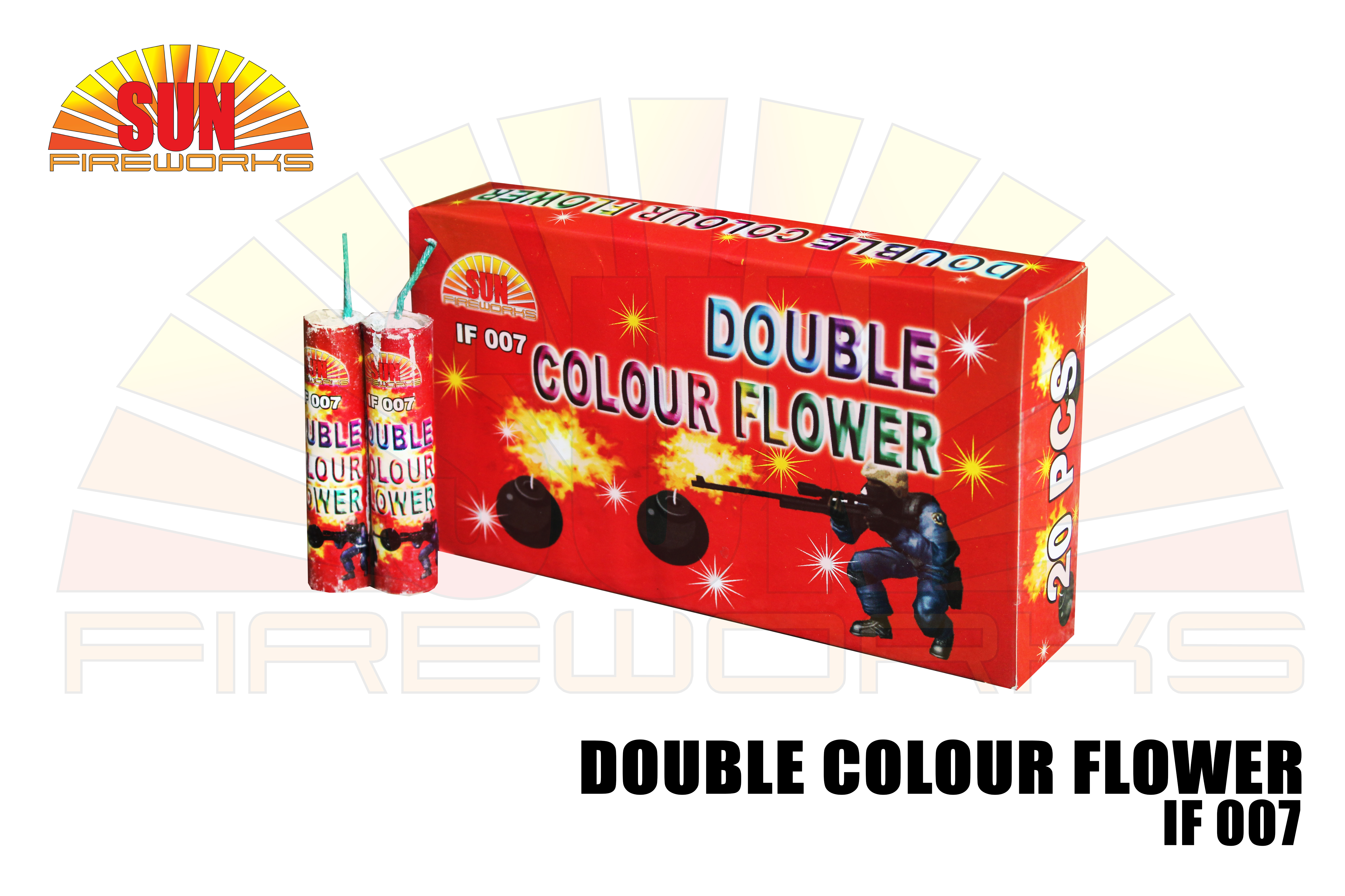 Double colour flower IF 007
